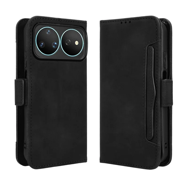 Leather Wallet Flip Cover with Multi-Card Slots