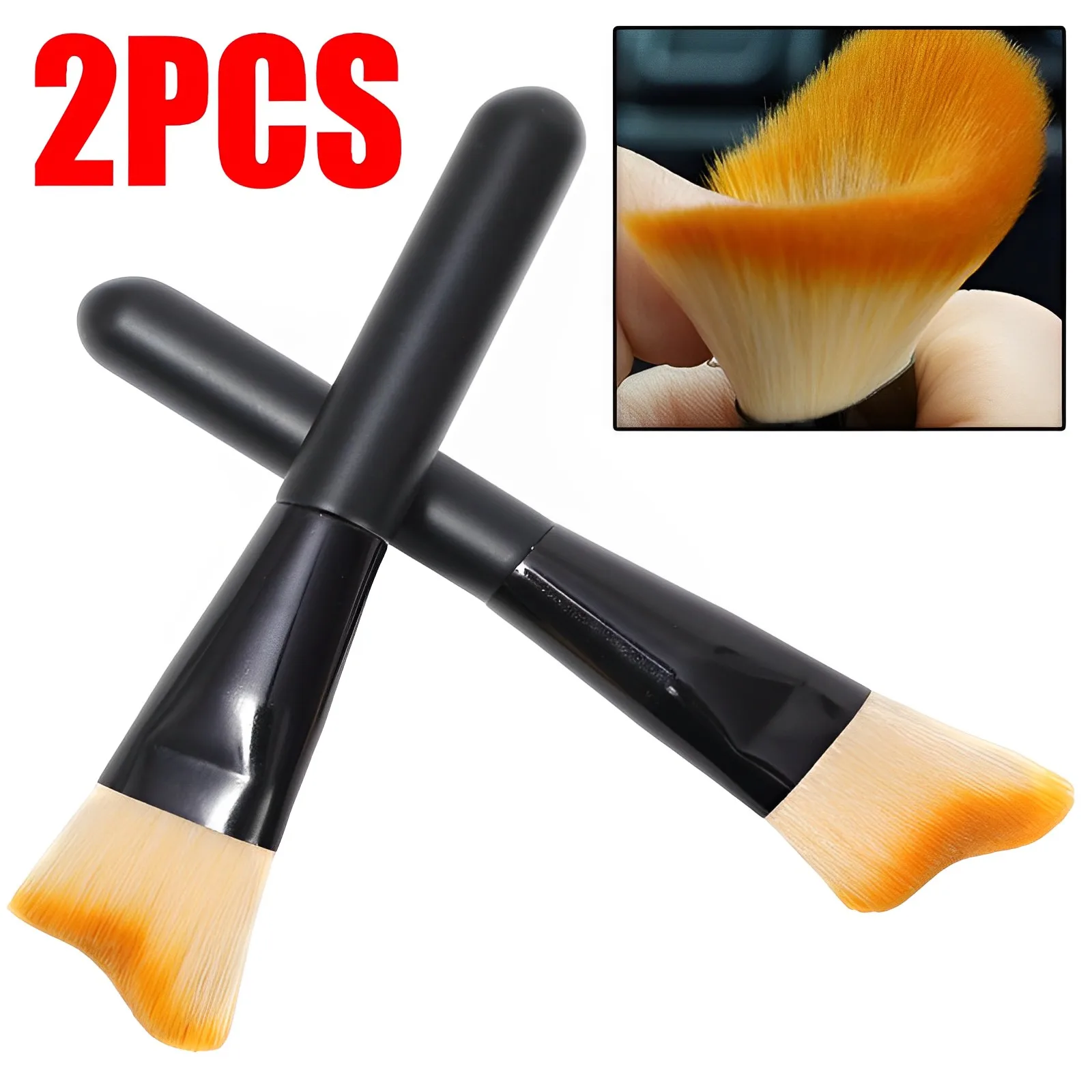

New Car Interior Detailing Cleaning Brush Tools Car Office Home Dashboard Air Outlet Dust Remover Plastic Brushes