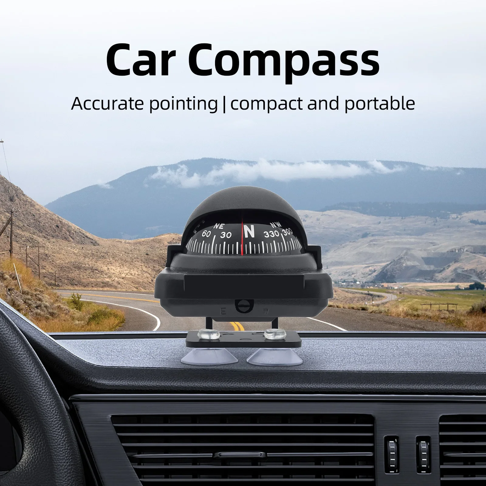 Vehicle Navigation Car Compass Outdoor Marine Boat Magnetic Compass Sea Electron