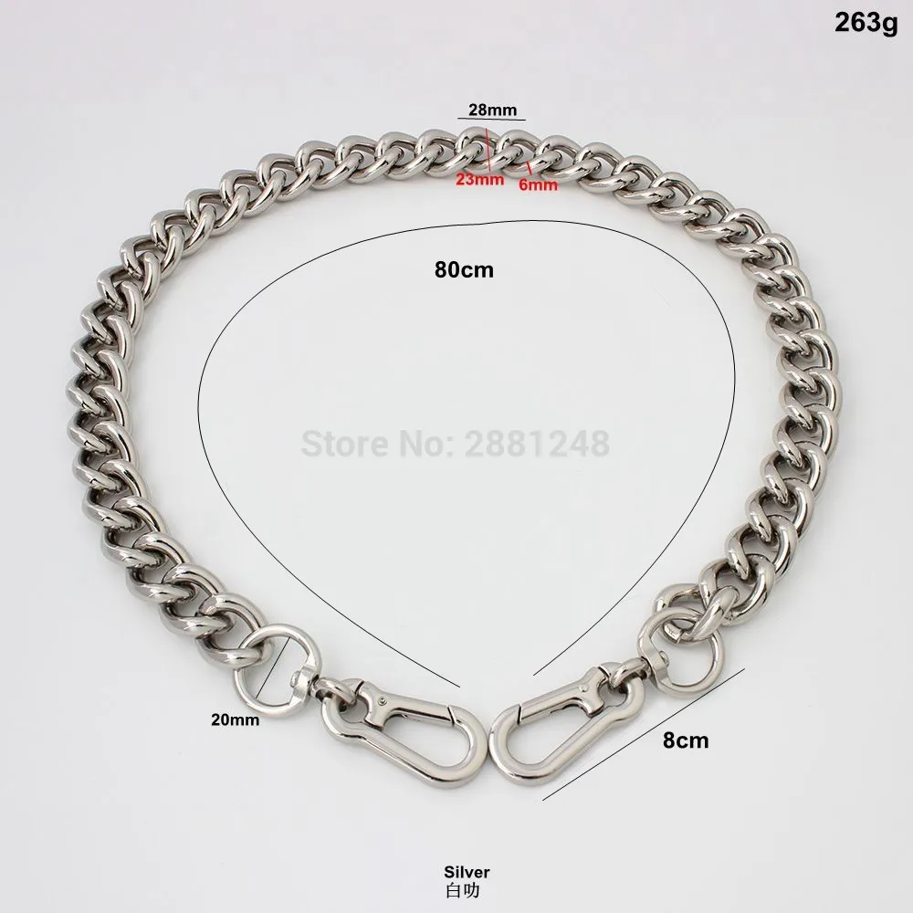 22mm Thick Aluminum Chain Light Weight Bold Oversized Design Coin Purse Buy Thick Chain Strap Underarm Bag Accessories