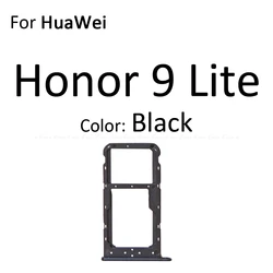 Sim Card and Micro SD Slot Tray Reader Holder Connector Replacement (For Honor9Lite Black)