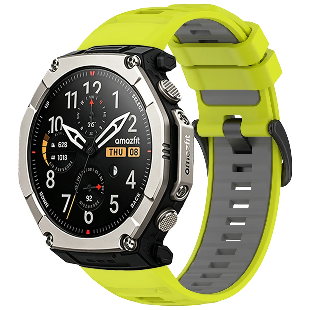 Durable Multi-Size Silicone Outdoor Watch Strap - Quick Fit Design