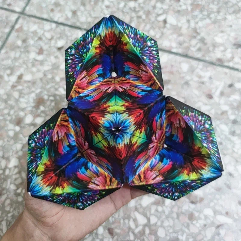 Magic Infinite Cosmic Cube Shasibo Cubes Magnetic Changeable Cubes AntiStres Flip Cubic Puzzle Toys anti stress toys fidget toys magic puzzle cube puzzle toys puzzle cube mini fingertip toy