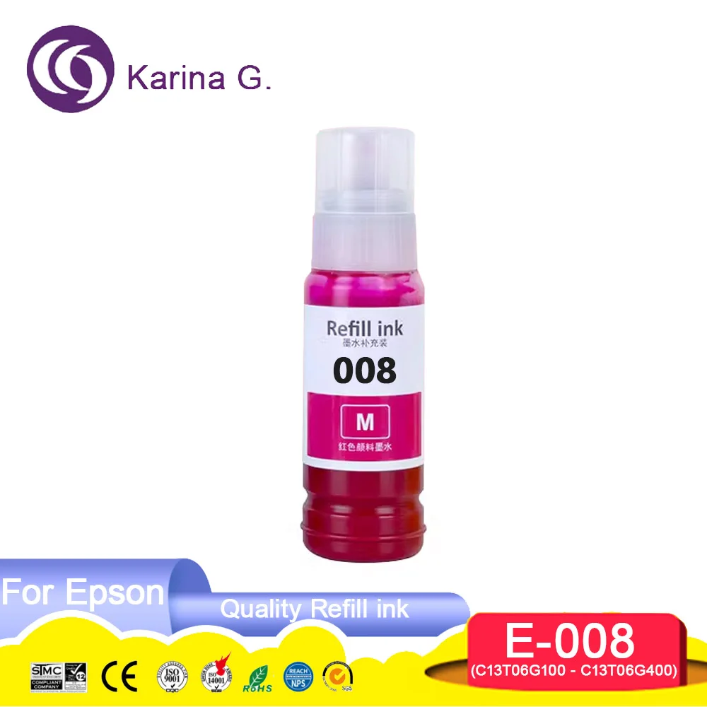 008 C13T06G100 T06G Premium Color Compatible Water Based Bottle Refill Pigment I
