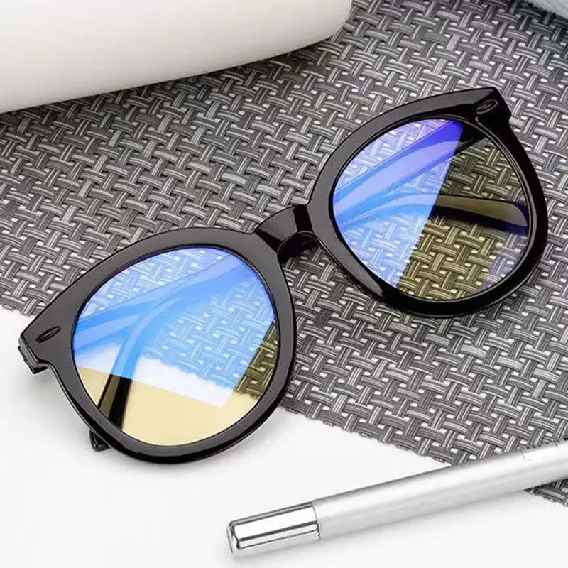 Vintage Clear Lens Myopia Glasses Men Women Classic Minus Diopter Eyewear Fashion Retro Computer Prescription Eyewear Degree-4.0