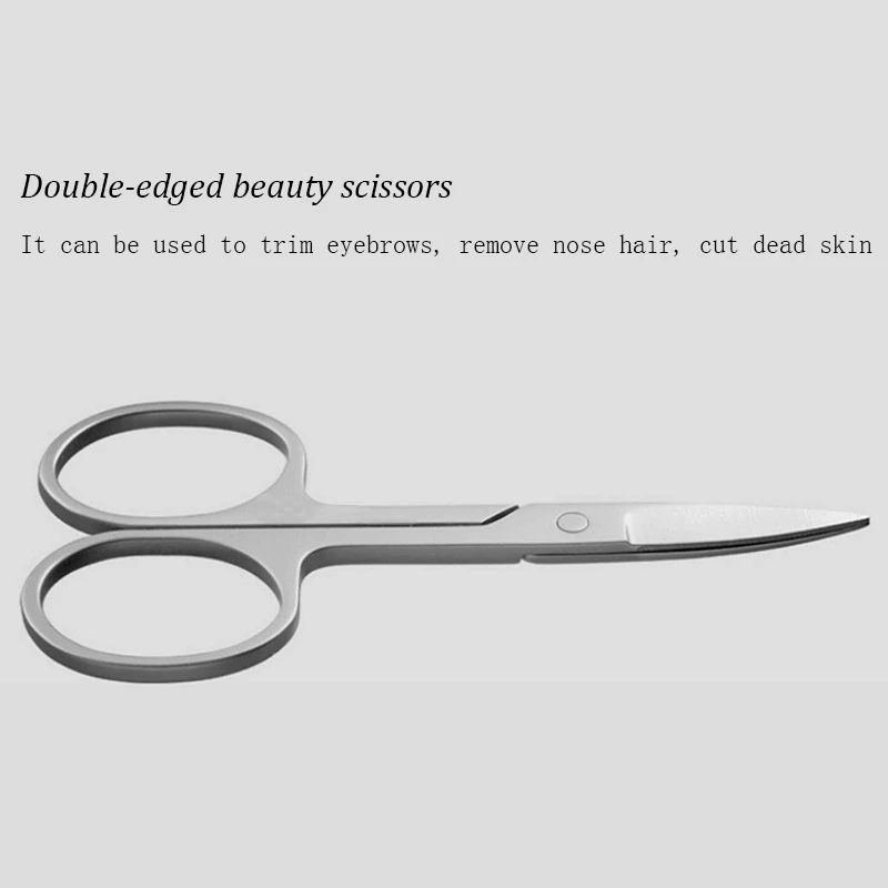 Xiaomi Mijia Edelstahl Nagel Knipser 5 in 1 Set Trimmer Pediküre Pflege Clippers Earpick Nagel Datei Professionelle Schönheit Werkzeuge – Detail 6