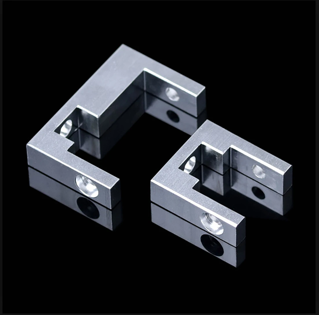 3D Printer Accessories BLV Ender-3 2020 2040 Profile Fixing Block MGN12 Linear Guide Rail Fixing Block haldis 3d blv ender 3 series 3d printer parts 2020 2040 fixed block outline mgn12 linear guide fixed block slver high quality