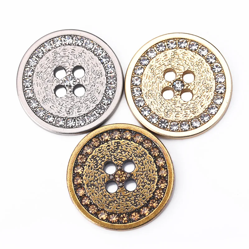 25mm Round Coat Buttons 4-Hole Buttons Flat Back Buttons in 23 different  colors