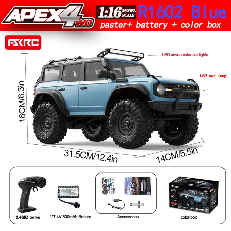 New 2025 HB-R1601-R1603 1:16 Ford horse Rc Remote Control