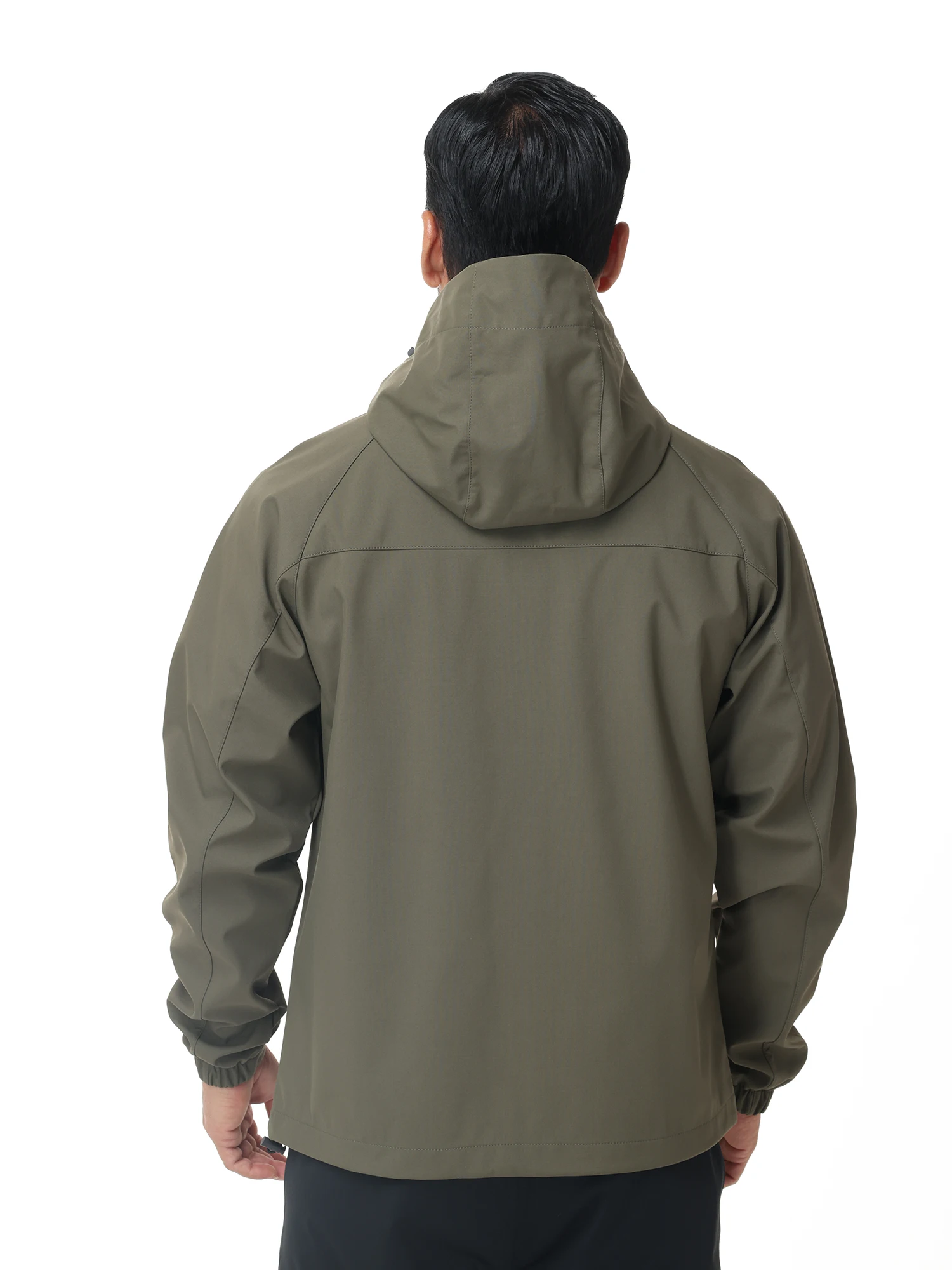 Men's Outdoor Waterproof Windbreak Jacket Lightweight Coat for Camping Hiking Cycling Fishing with Inner Pocket