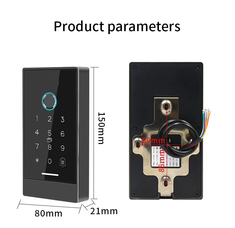 Acrylic front panel surface detail