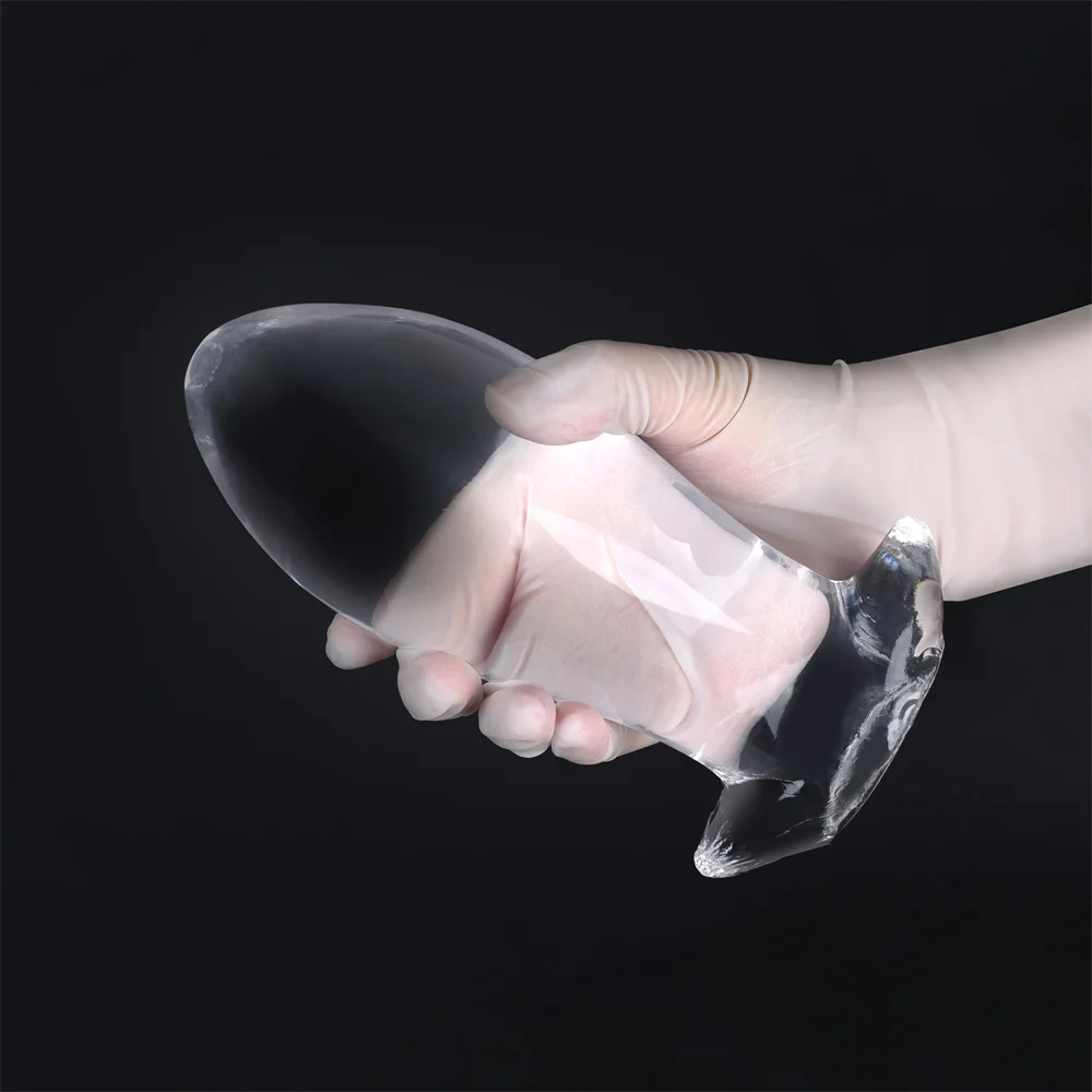 Multi-size dragon egg shaped anal butt plug huge anal beads stimulation expansion trainer sex toy for adults woman man