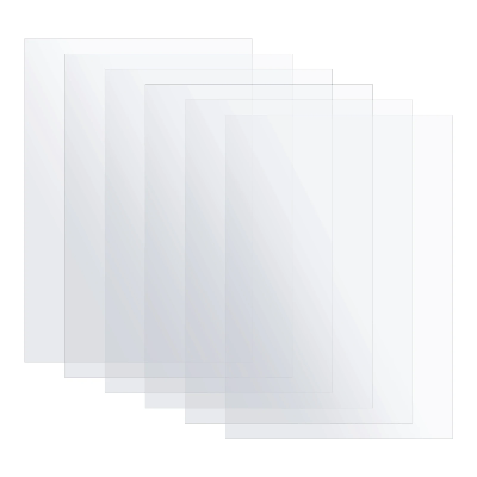 Hikudiy 6 Pezzi 200*140*0.15Mm Pellicola Di Rilascio Fep Per Stampante 3D In Resina Lcd Elegoo Mars, Mars Pro, Mars / 2 Pro, Mars 3/3 Pro