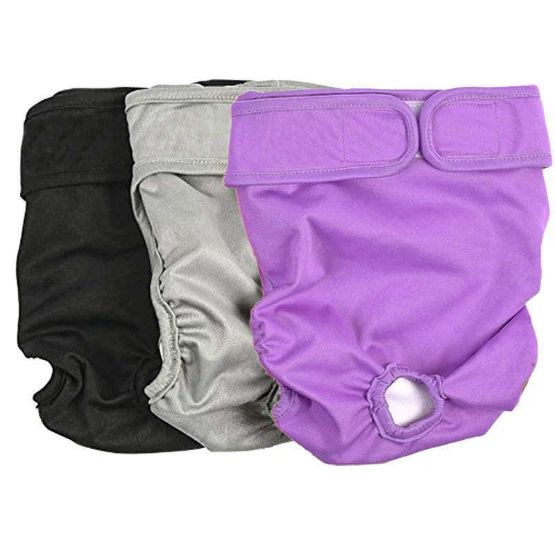 

Pet Diaper Sanitary Physiological Pants Puppy Washable Durable Briefs for Small Large Dog Female Diapers Menstruation Underwear