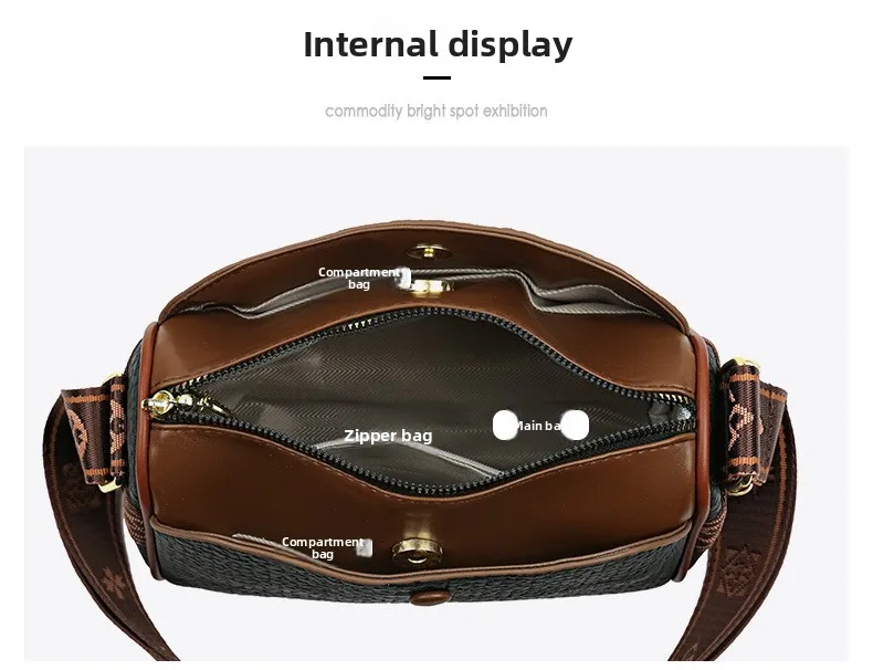 Damen-Kissentasche aus weichem Leder, stilvolle, vielseitige Handtasche mit großem Fassungsvermögen, Schulter-Crossbody-Taschen für Damen, Alltag, Arbeit, Ausflüge – Detail 27
