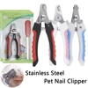 Professional Pet Nail Clipper Stainless Steel Dog Cat Nail Trimmer Labor-Saving Nail Clipper Convenient Dog Grooming Supplies 1