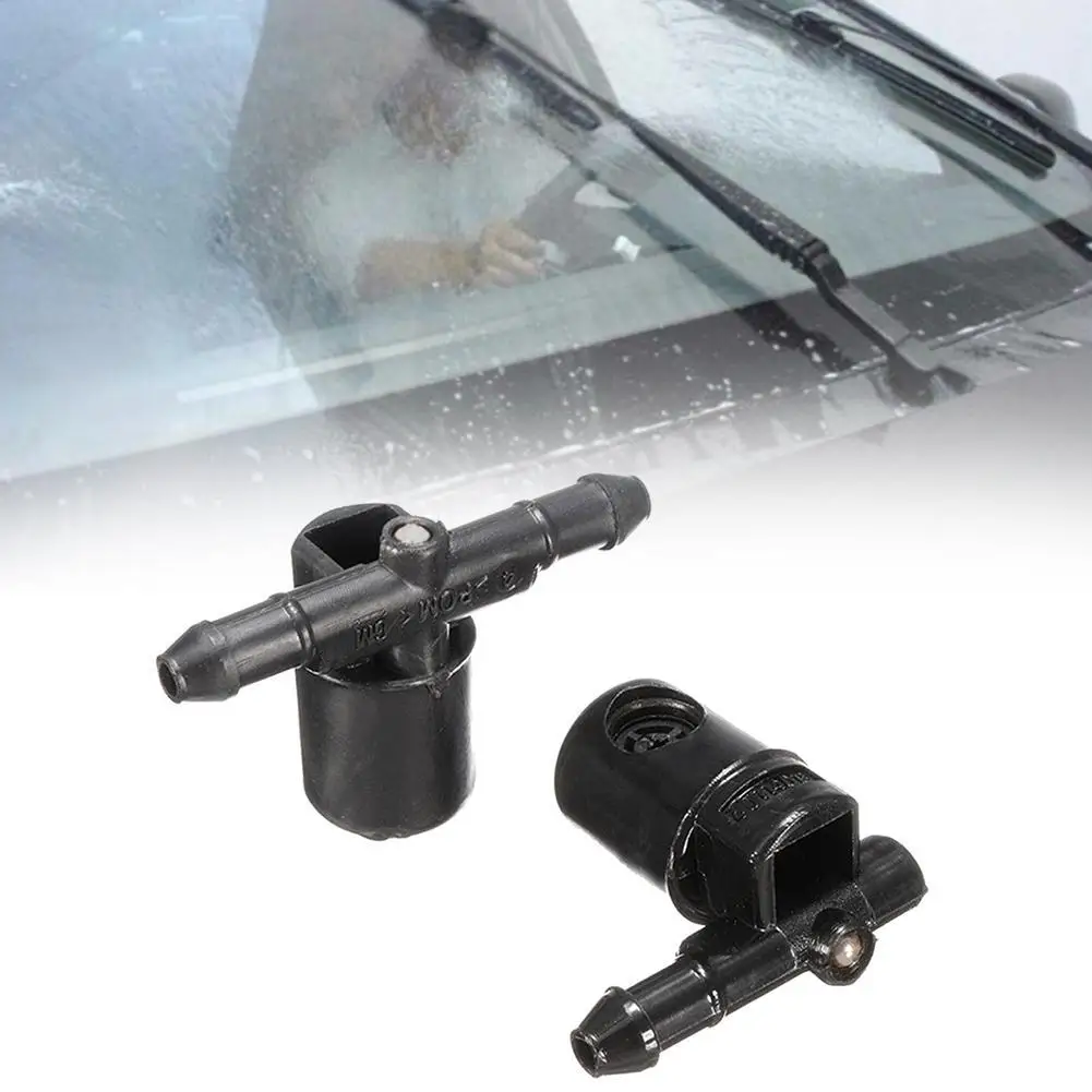 Car Windscreen Washer Jets Mist Spray Nozzle front wiper washer nozzle 2pcs For Opel Astra G H Zafira A B Corsa D
