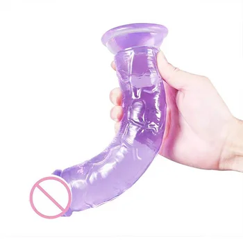 Soft Jelly Dildo Realistic Penis Strong Suction Cup Anal Butt Plug Dick Toy for Adult Erotic G-Spot Orgasm Sex Toys for Woman 18 4