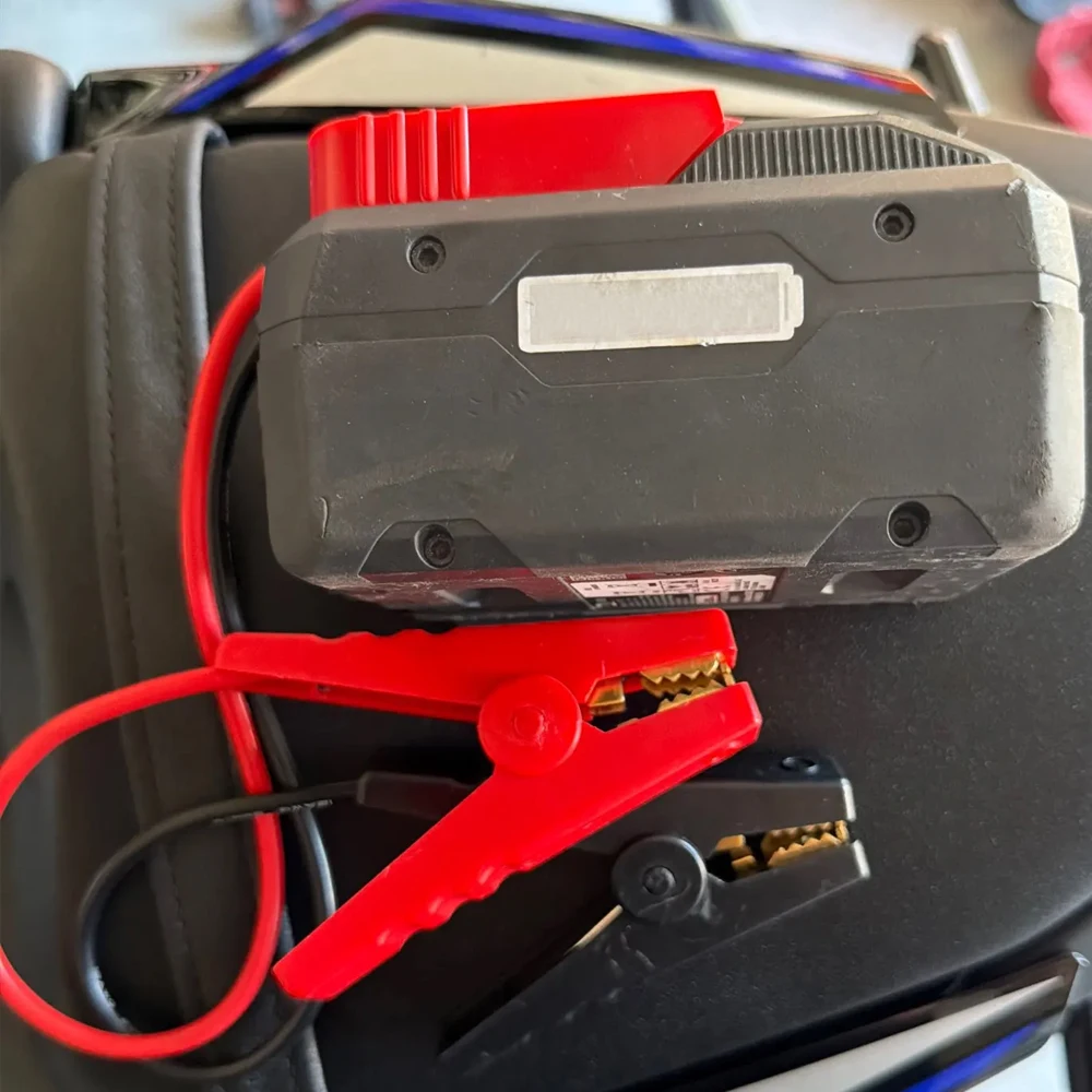 เครื่องจั๊มพ์สตาร์ทรถยนต์ฉุกเฉิน สำหรับ Lidl Parkside X20V Team แบตเตอรี่ลิเธียม สายบูสเตอร์ อะแดปเตอร์ ชุดเครื่องมือ DIY 1