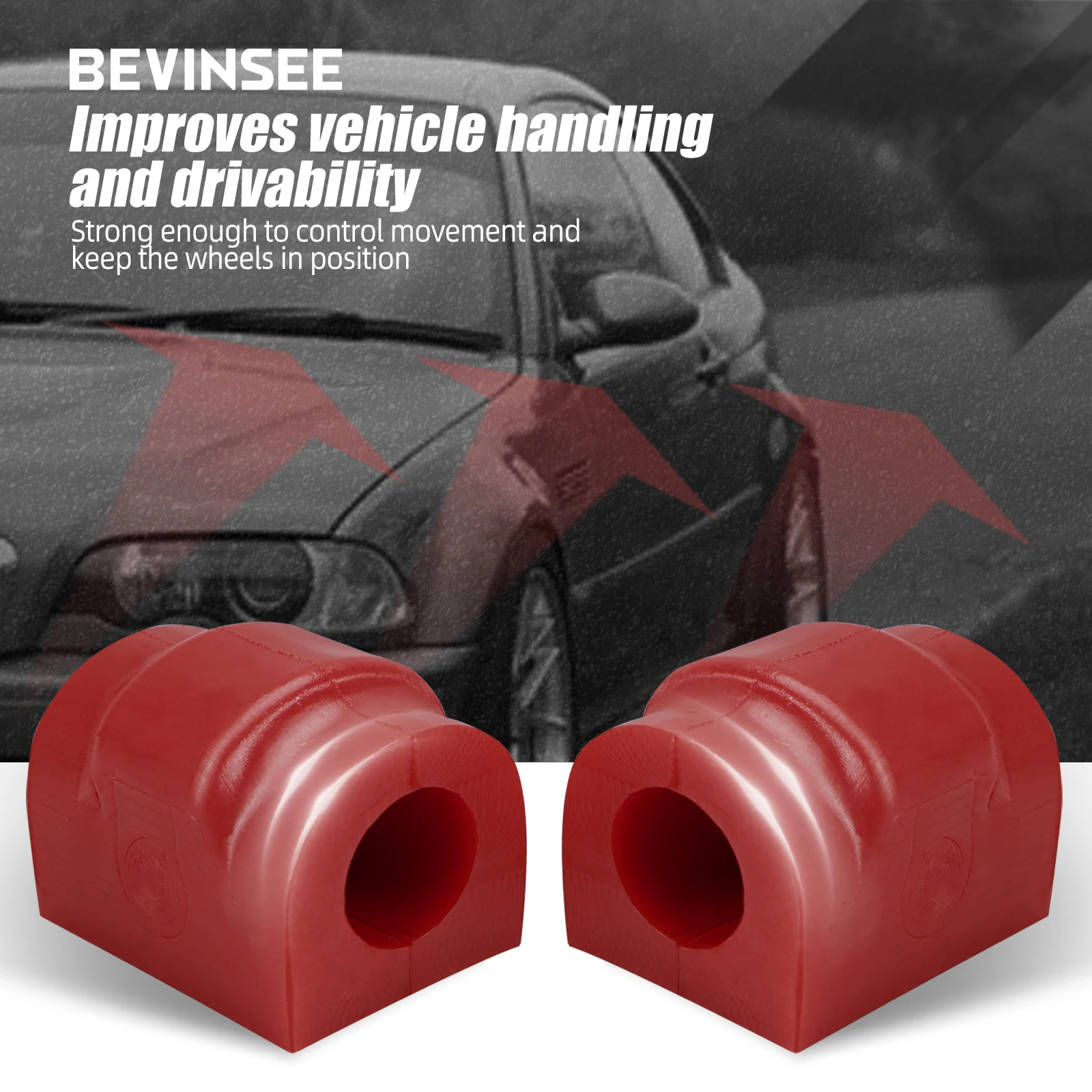 Rear Anti Roll Sway Bar Polyurethane Bushing 18mm for BMW E46 E36 Z4 E85/E86 Replace for 33551138104 front axle sway bar bushing