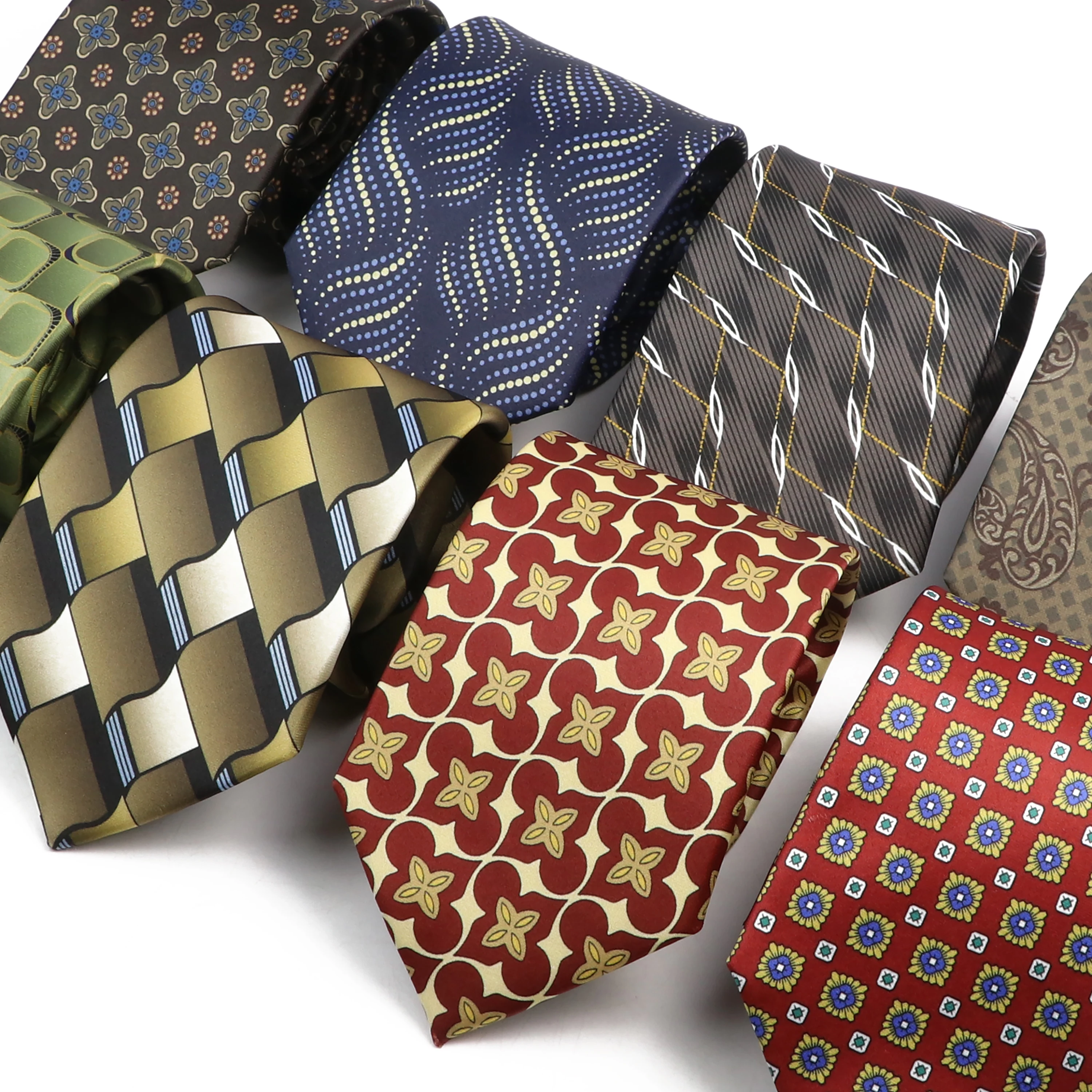 Mens Tie Vintage Imitation Silk Soft Touch 8cm Necktie For Men Wedding Business Party Casual Suit Shirt Accessories neck tie