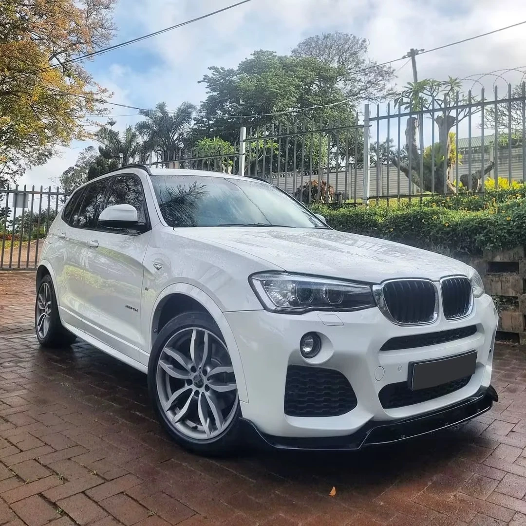 BMW X3 F25 X4 F26 2014-2016용 프론트 범퍼 립 쇼벨 M 스포츠 스플리터 외장 부품 바디 키트 자동차 튜닝 가드 액세서리