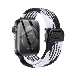 Braided Elastic Nylon Strap - 42 44 45 49 S10 - 46mm (Monochrome)