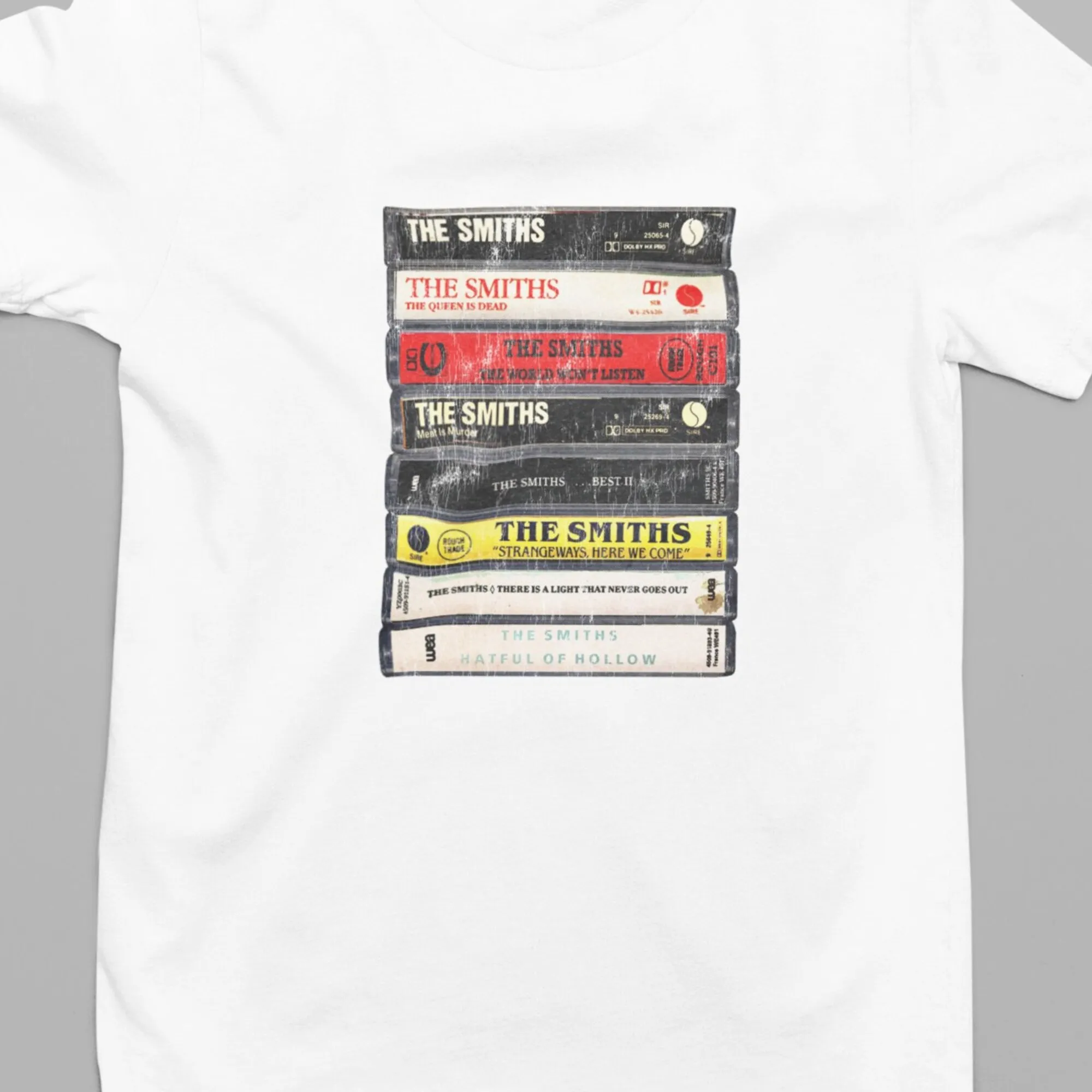 The Smiths Morrissey 80S Cassette Tapes Jersey T Shirt Maniche Lunghe O Corte