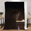 The Vampire Diaries Damon Salvatore Thick Blankets for Winter Blanket Microfiber Bedding Fluffy Plaid Home and Decoration Throw 3