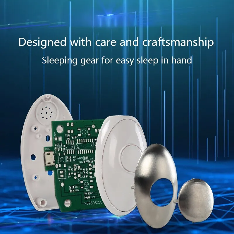 Ultrasonic Mechanical Intelligent Sleeping Instrument Hand-Held Decompression To Help Sleep Adjusts Heart Rate Brain Mass sleeping instrument