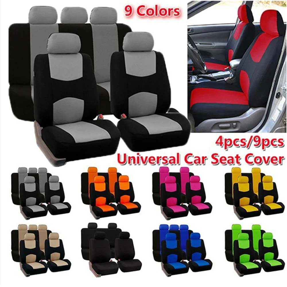 

Linen Flax Car Seat Cover Protector Front Seat Backrest Cushion Pad Mat Auto Front Interior Styling Truck SUV or Van Car-Styling