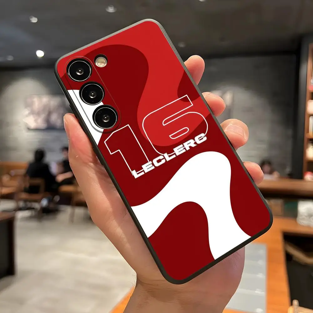 Charles Leclerc Inspired Black Soft Phone Case