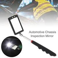 Car 360 Swivel Telescoping LED Light Flexible Inspection Mirror for Extra View Square Car Inspection Repair Tool Detection lens 2