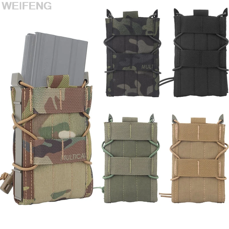 Tactical 5.56 Magazine Pouch for AK AR15 M4 Rifle Mag Holster Gun Mag Bag Shooting Airsoft CS Hunting Accessories