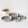 Kitchen Stainless Steel Storage Tray Decorative s Organizer Jewelry Display Plate Round Silver 2
