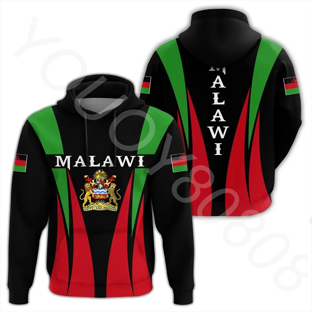 

Autumn Winter African Hoodie 3D Printed Malawi Hoodie Apex Style Casual Sports Street Style Men's Top