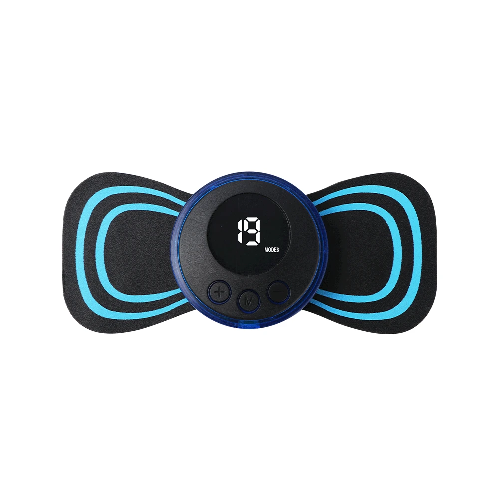 

Portable 8 Mode Cervical Massage Patch Pulse Muscle Stimulator EMS Neck Stretcher Electric Massager