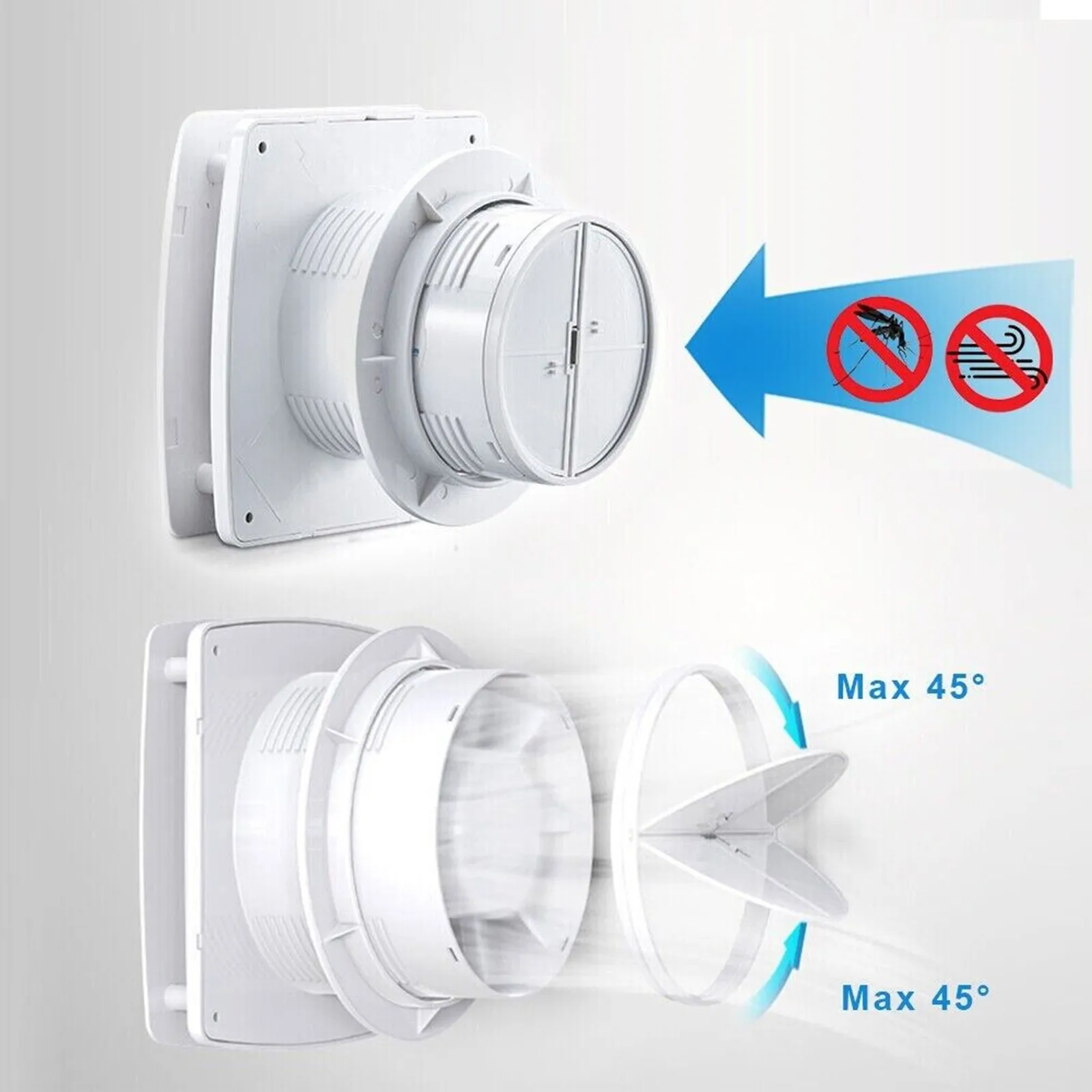 6-inch Silent Exhaust Fan Suitable For Hotel Engineering Bathroom Low ...