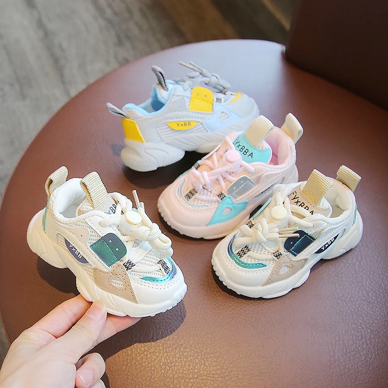 

Sports Shoes Autumn Girls Boys Mesh Breathable Outdoor Shoes Children Casual Running Shoes Toddler Sneakers