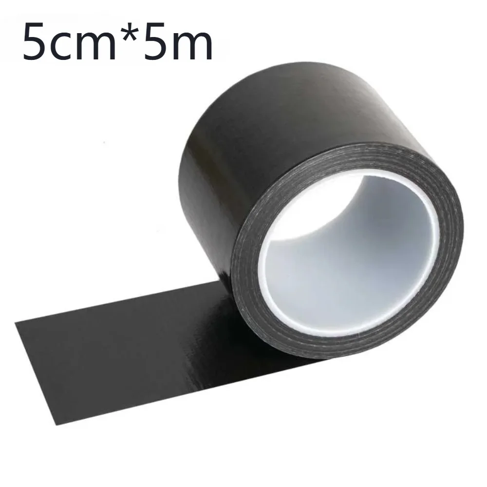 1roll 5*5cm Adhesive Electric Car Seat Repair Tape Waterproof High Viscosity Black Leather Repair Subsidy Patch Bike Accessories