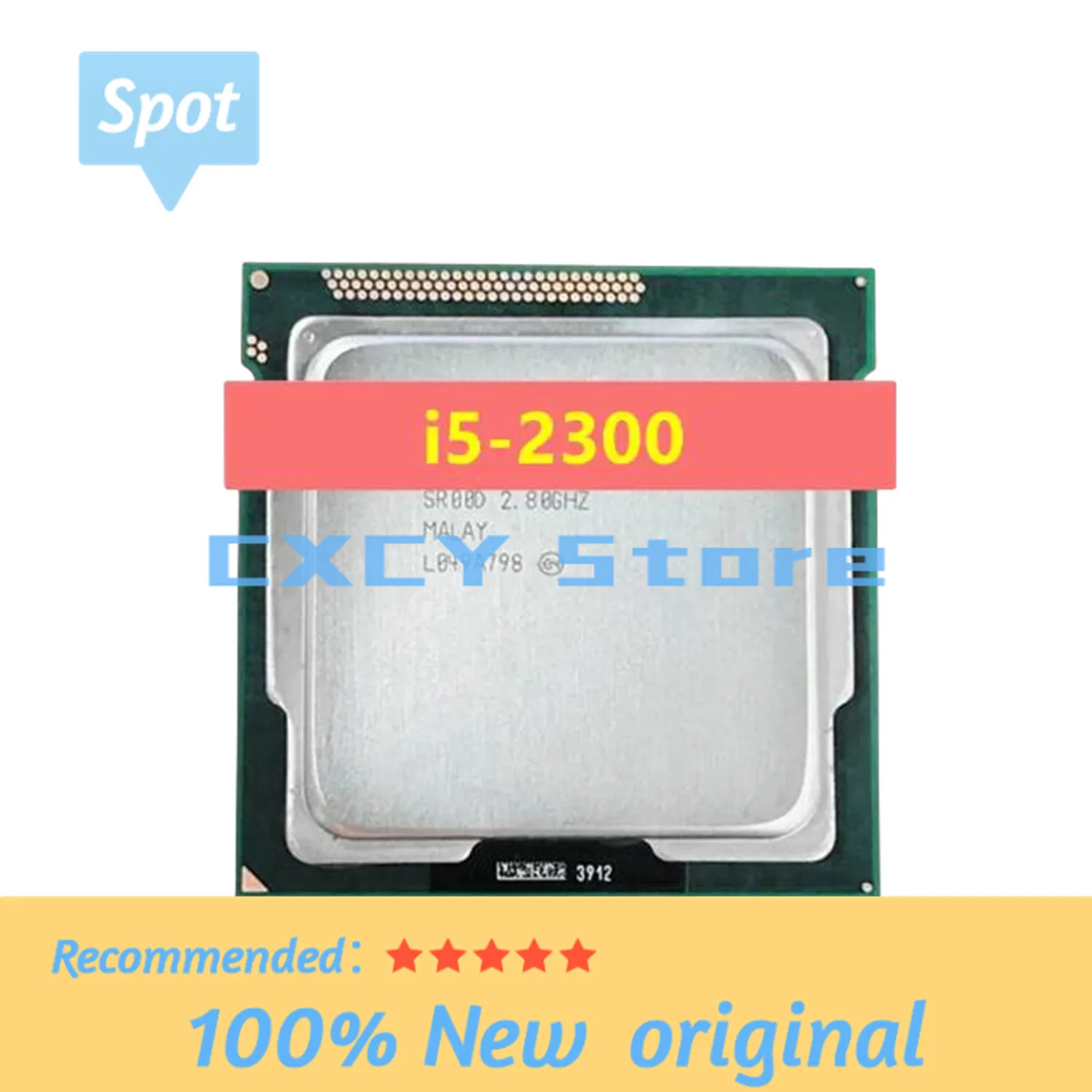 Core I5 2300 2.80Ghz 6Mb Socket 1155 Processore Cpu Sr00D
