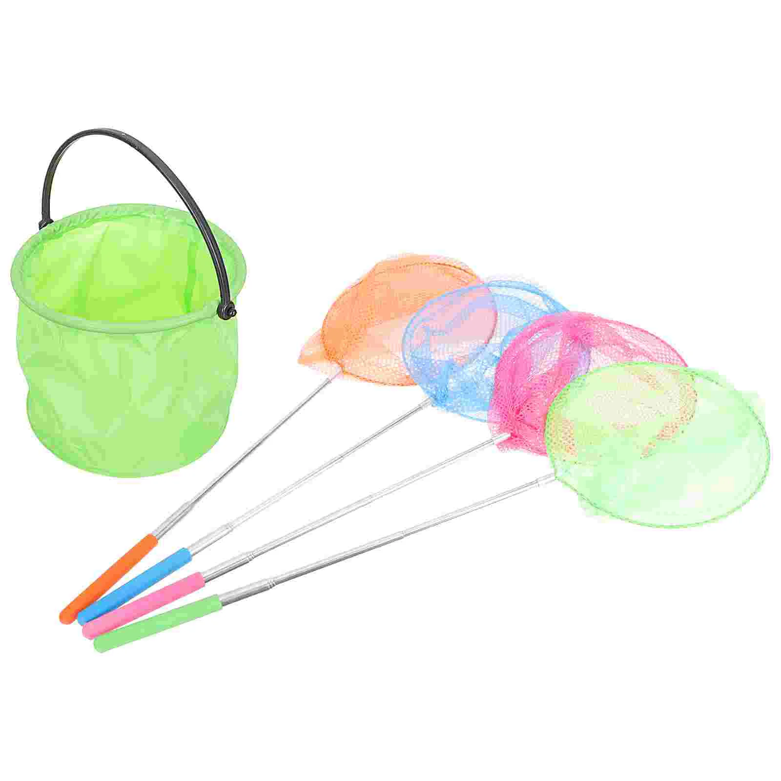 

1 Set Reusable Butterflies Net Retractable Fishing Net Telescopic Butterfly Net