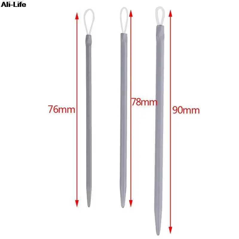 3pcs/set Nylon Wire Knitting Needles Yarn Sewing Needles Apparel Sewing & Fabric Art Craft Big