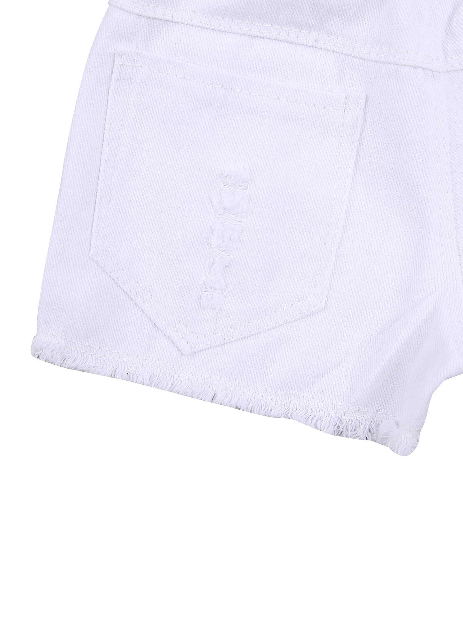 Boys Denim Shorts Boys Distressed Denim Short Pants with Adjustable Waistband for Summer 2-8 Years