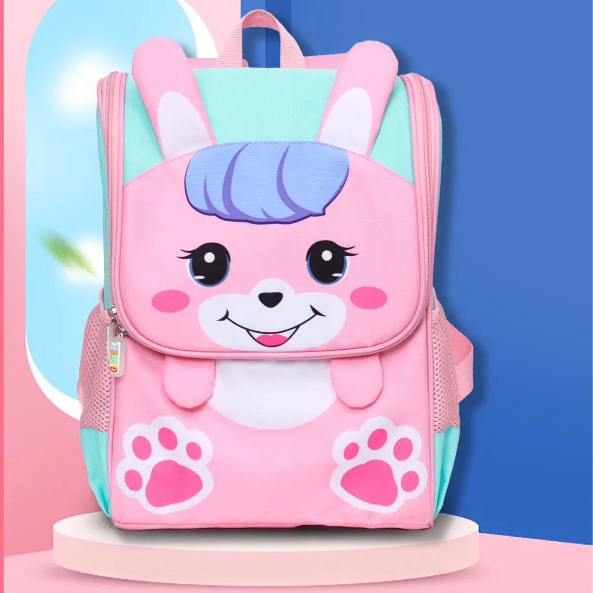 

Children's Cartoon Backpack for Girls Cute Kindergarten Kids School Bag Lightweight Printed Small Back Pack