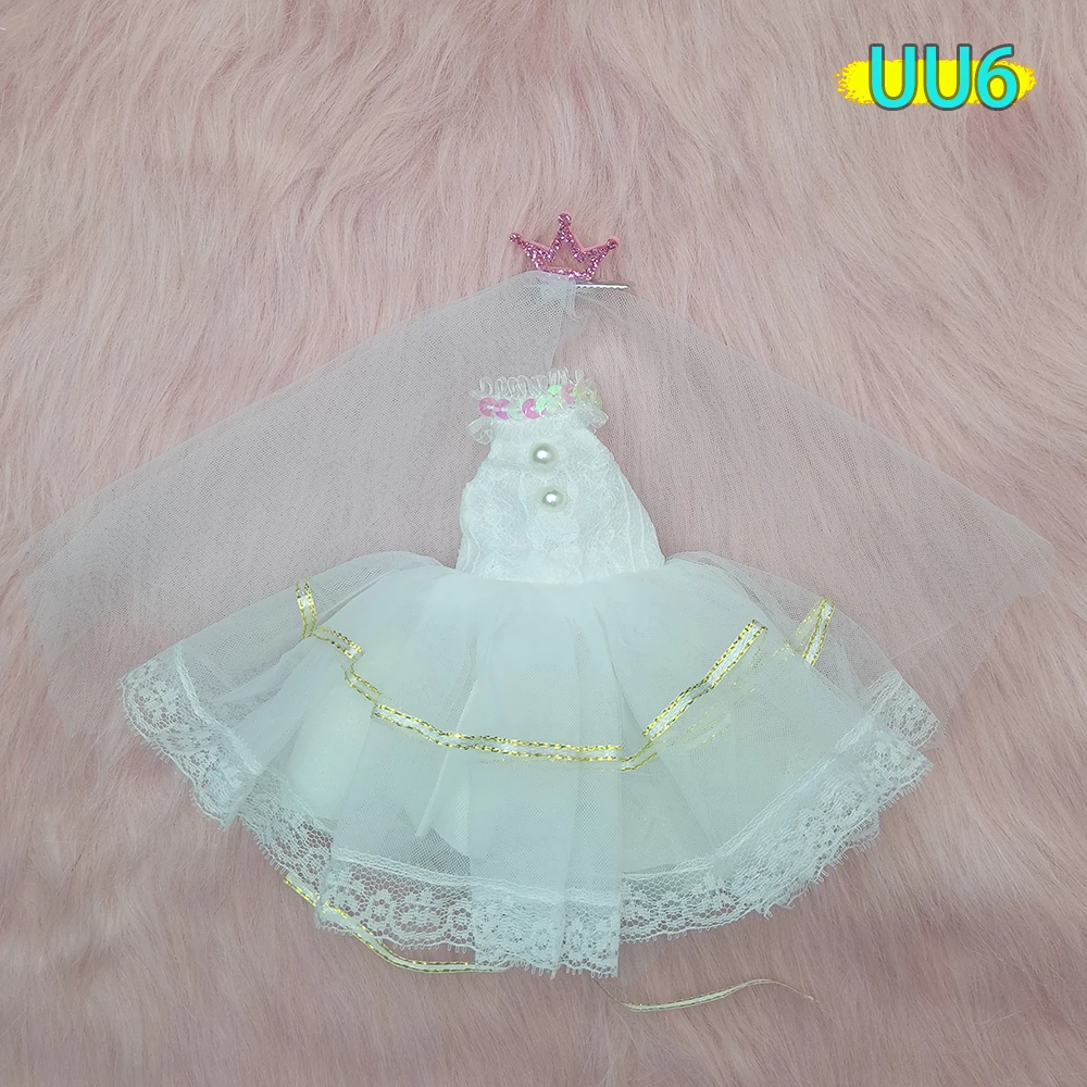 New Princess Dress For bjd Doll 30 cm Fashion Casual Suit Skirt Doll 1/6 Clothes for Children DIY Girls Toys