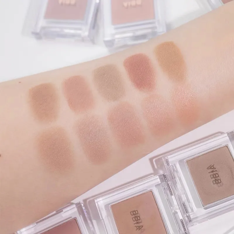 BBIA Shade Shadow Story Monochrome Eyeshadow Base Powder Pure Almond Natural Nude Makeup 5