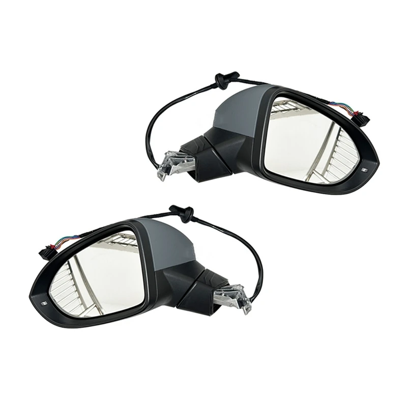 9 Wire Car Side Rear View Mirror Assembly Electric Adjustable Heated Rear View Mirror Assembly
