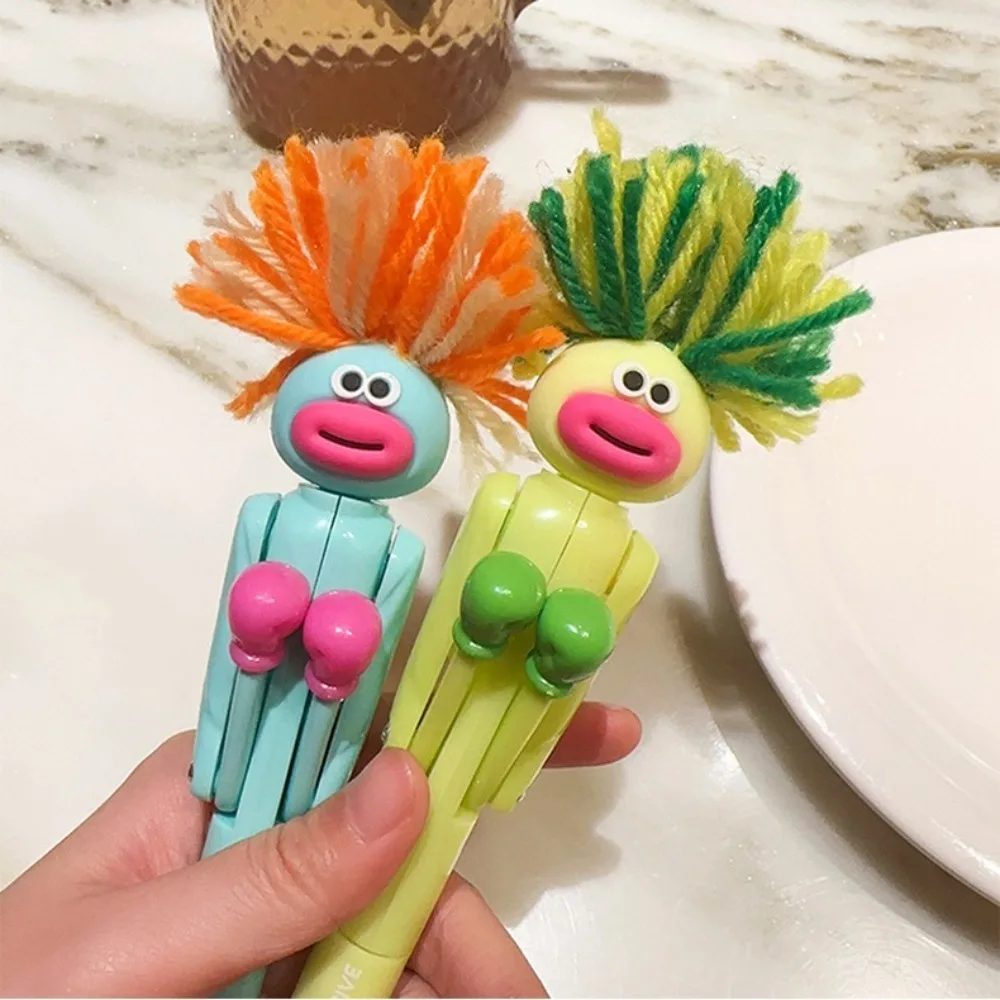 재미있는 젤 펜, 3D 캔디 컬러, 압력 감소, 중립 펜, 사무용품, 창의적인 볼펜, 학교 패션