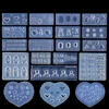 1PC 3D Silicone Nail Carving Mold English Letters Number Mould Stamping Design Gel Stencils DIY Manicure Accessory Tools 1